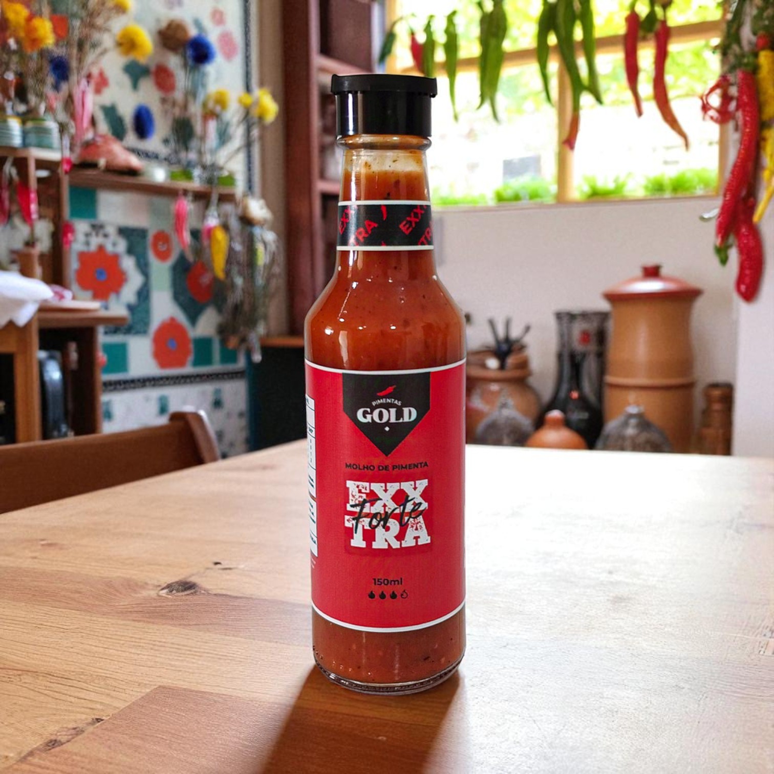 Molho de Pimenta Extra forte 150ml