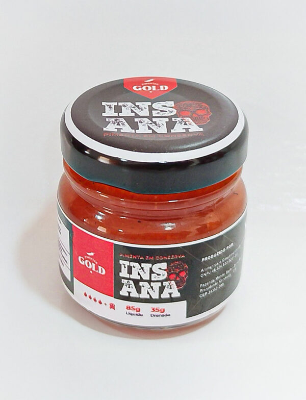Molho de Pimenta em conserva Insana 85g