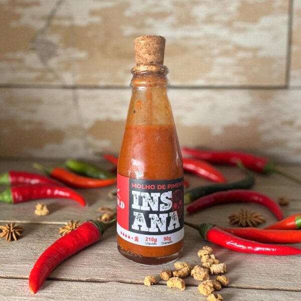 Molho de Pimenta Insana com 210g